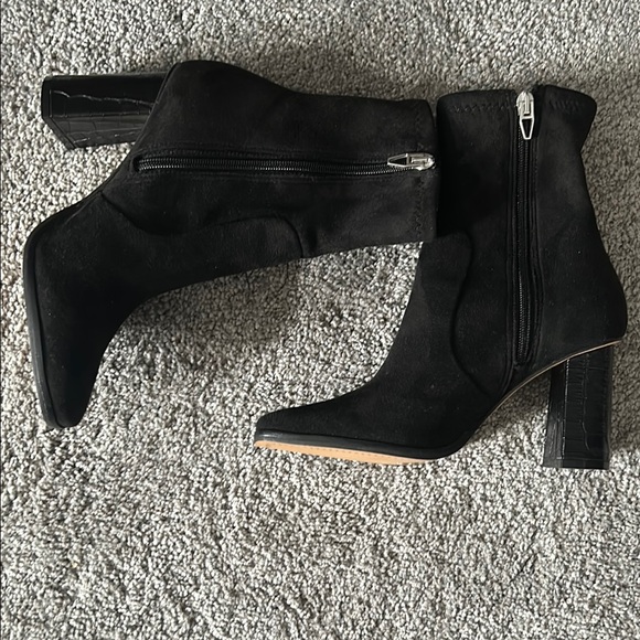 DOLCE VITA - Black Suede Women's Ankle Boots ( brand new ! ) - Picture 5 of 5
